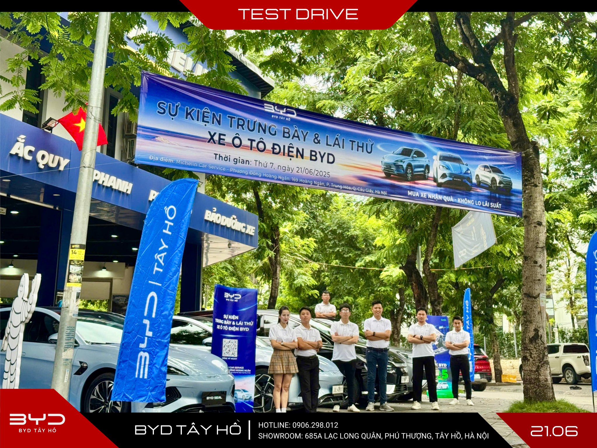 Sự kiện trưng bày và lái thử
