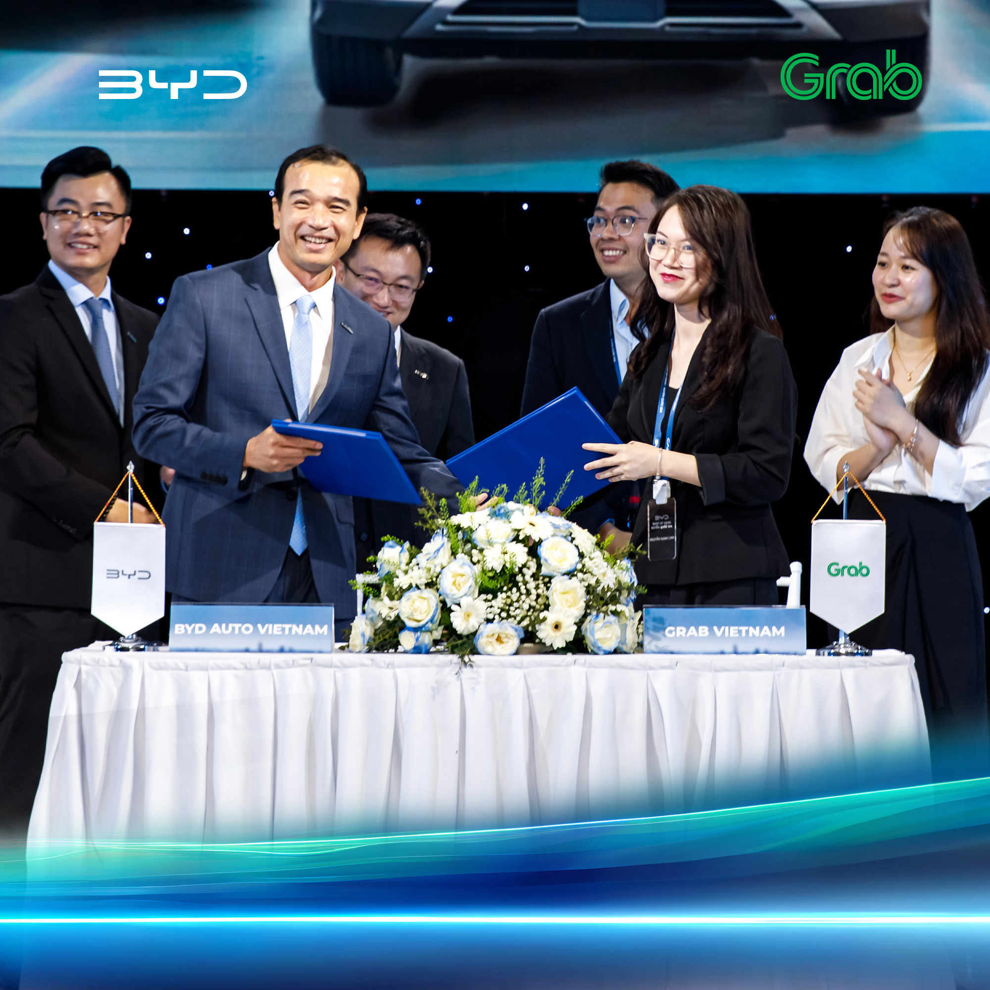 Chương trình hợp tác giữa BYD và Grab