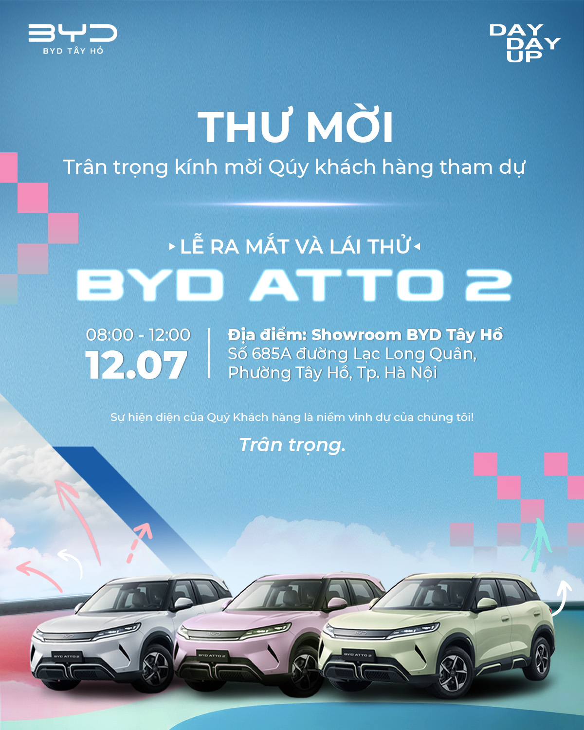 Sự kiện Ra mắt và lái thử BYD Atto 2