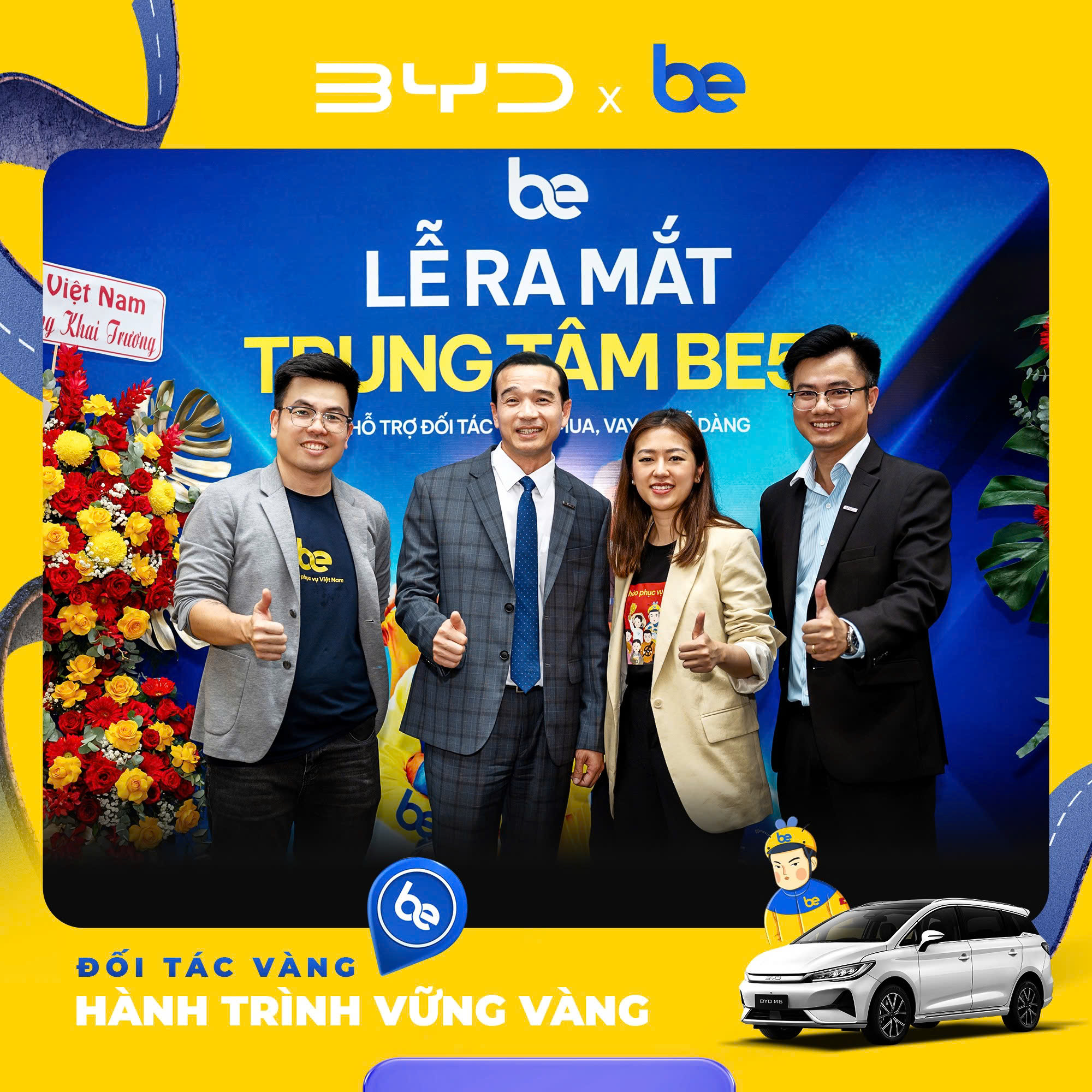 BE Việt Nam ký kết hợp đồng với BYD Việt Nam