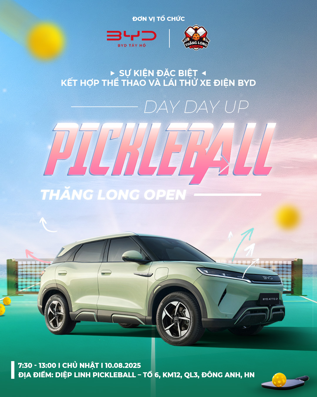 Giải đấu Pickleball Thăng Long Open
